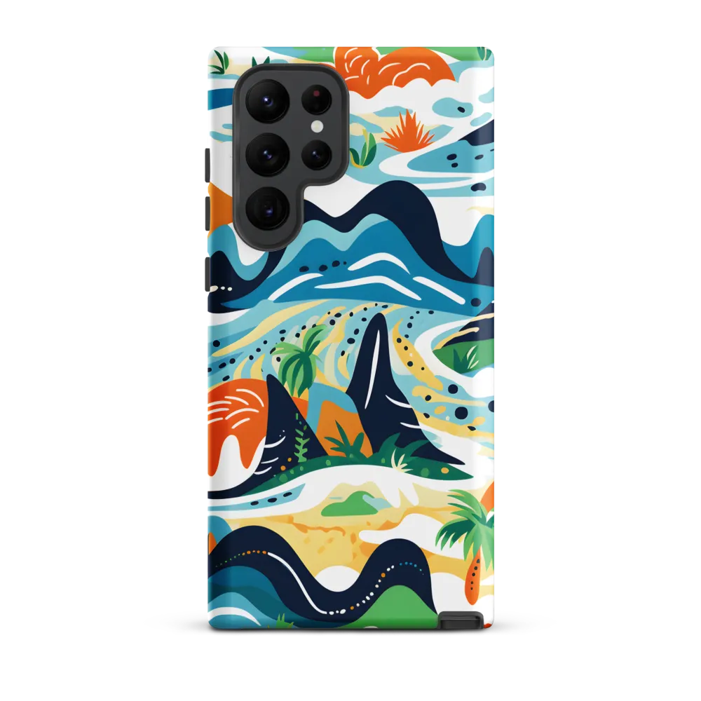 Abstract Tropical Landscape