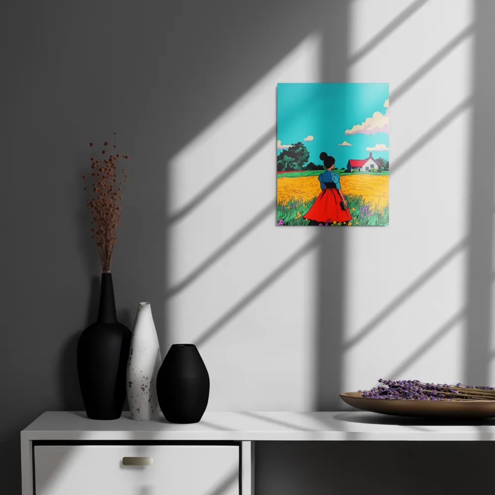 Whispers of a Sunlit Meadow | Metal Print | 11″×14″