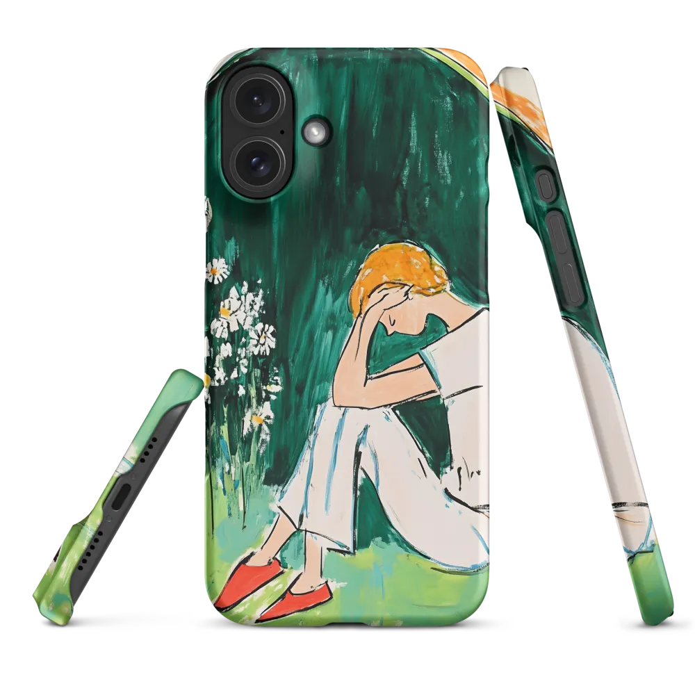 Silent Sorrow | Phone Case |  16 Plus | Snap Case | Matte