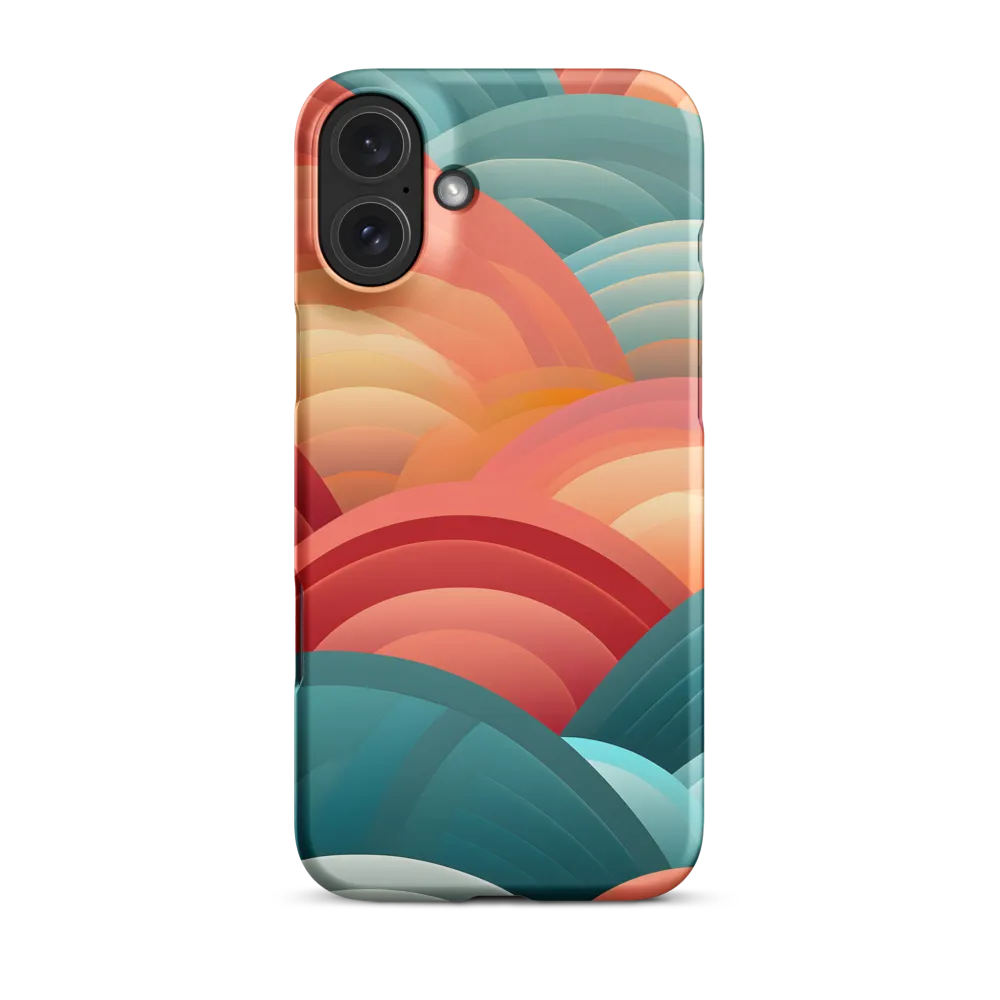 Rhythms of the Waves | Phone Case |  16 Plus | Snap Case | Matte