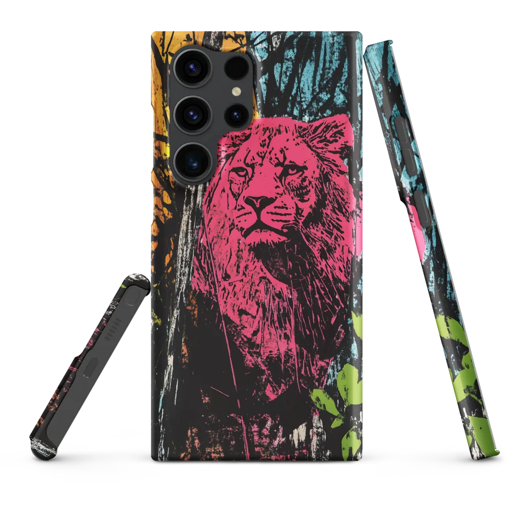 Fierce Vibrance: The Pink Lion