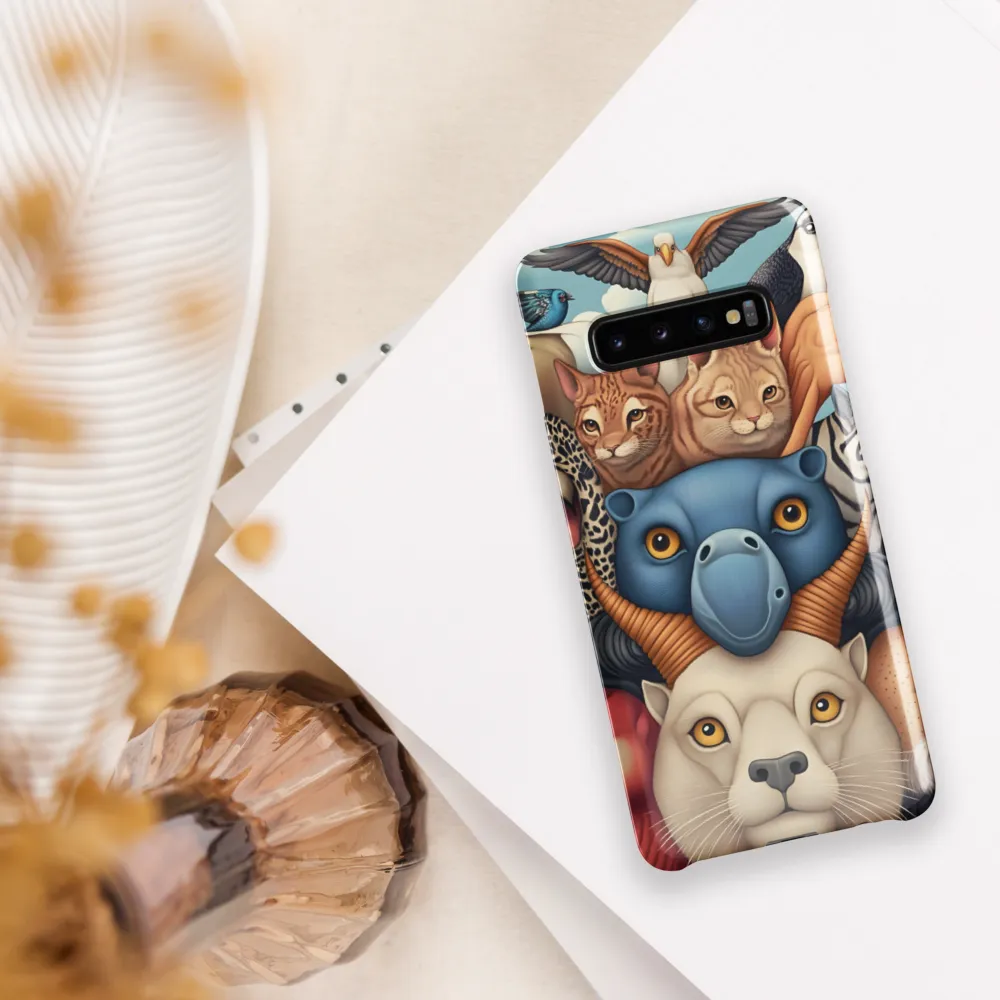 Harmonious Echoes of Wildlife | Phone Case |  S10 Plus | Snap Case | Glossy