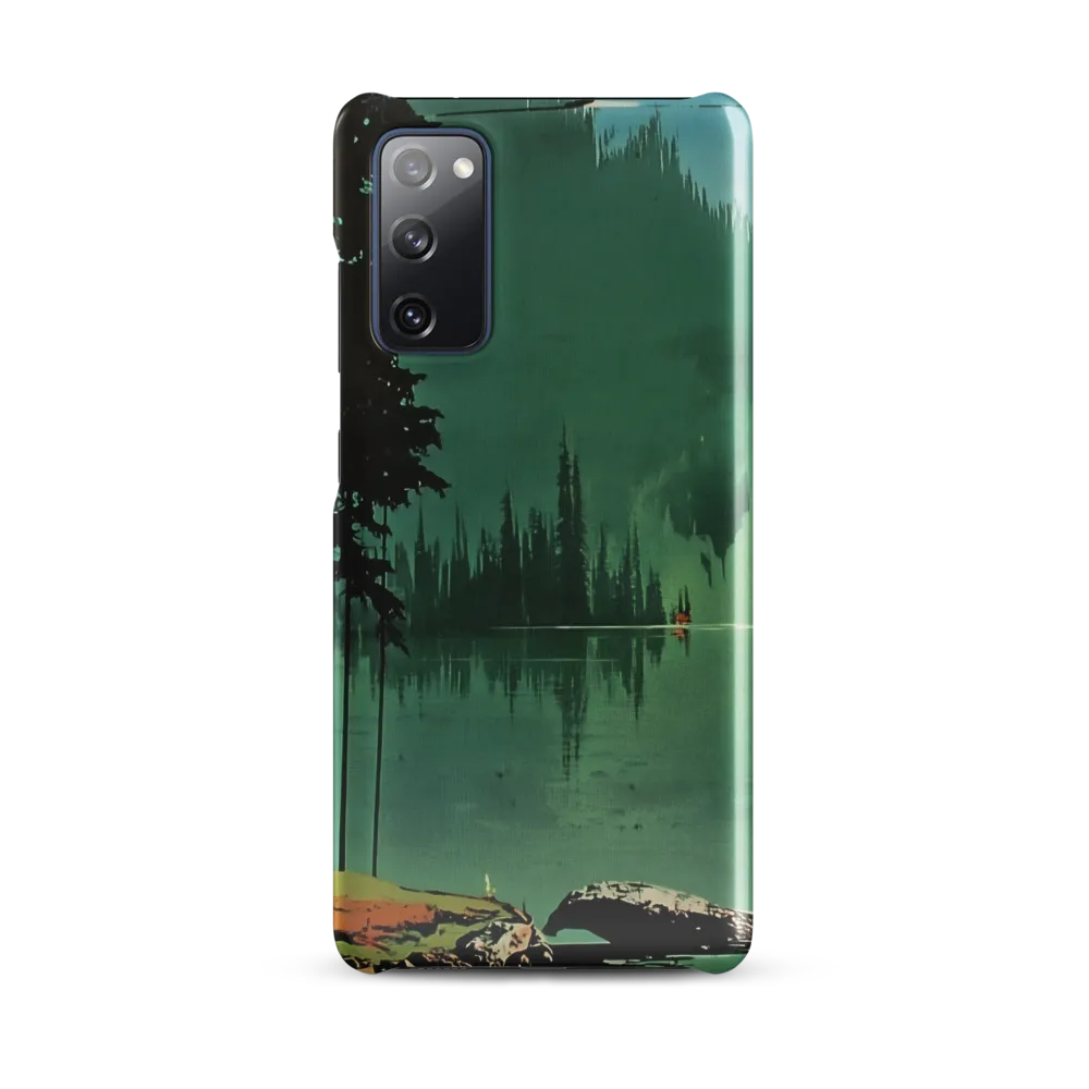 Serenity Reflected: A Tranquil Lake Scene