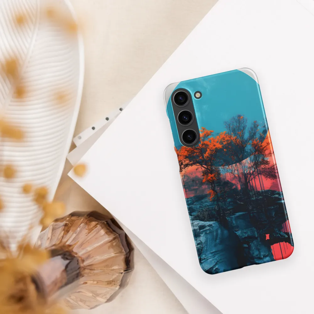 Ethereal Landscapes: A Dance of Color and Form | Phone Case |  S23 Plus | Snap Case | Matte