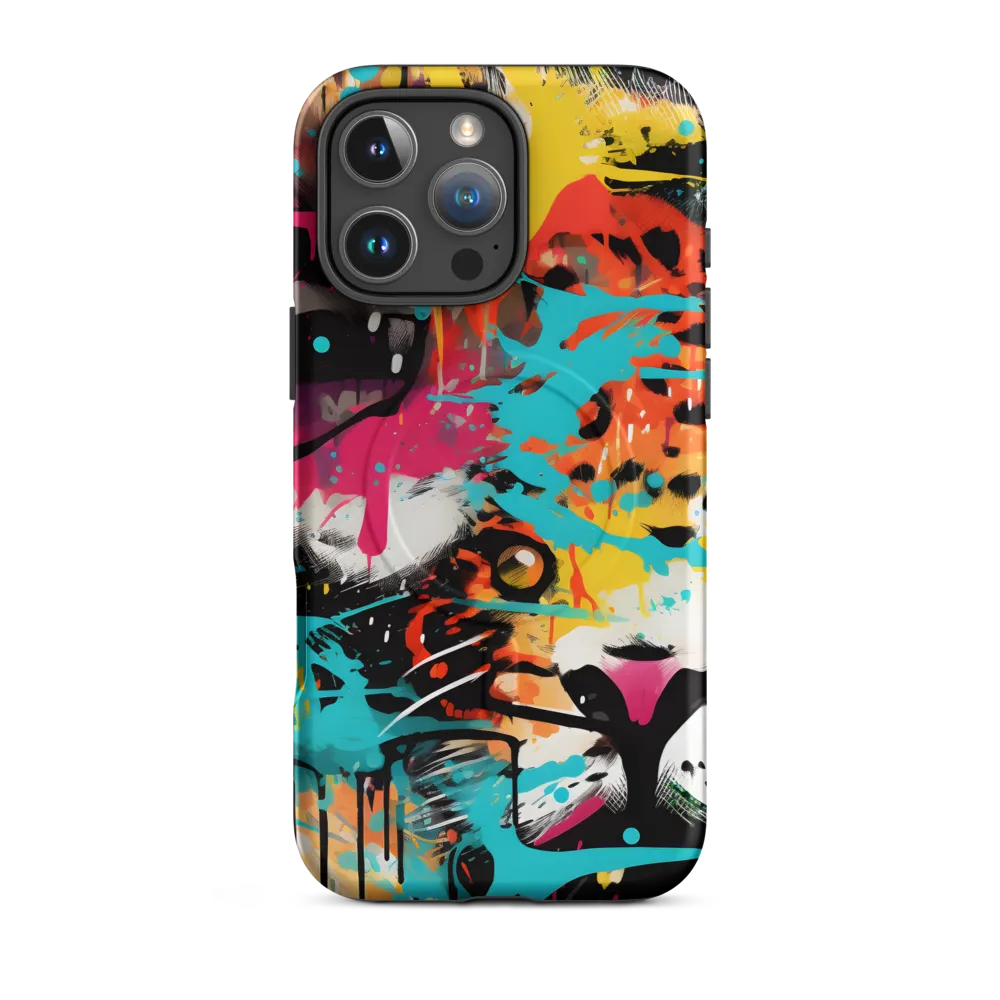 Fierce Fusion: Tiger and Lion in Graffiti
