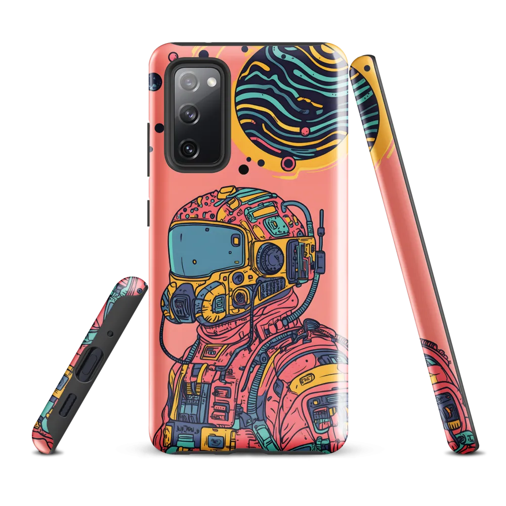 Exploration Beyond: A Digital Astronaut | Phone Case |  S20 FE | Tough Case | Glossy