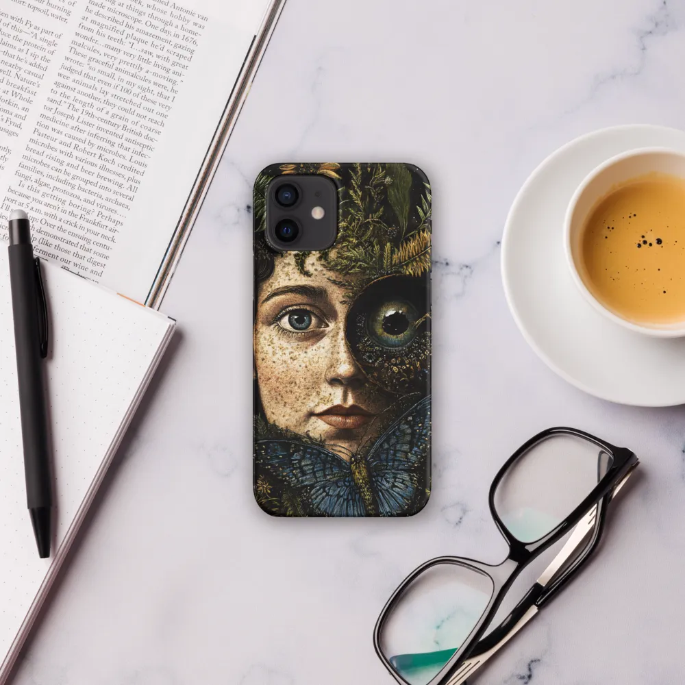 Nature's Embrace: A Surreal Portrait | Phone Case |  12 | Snap Case | Matte