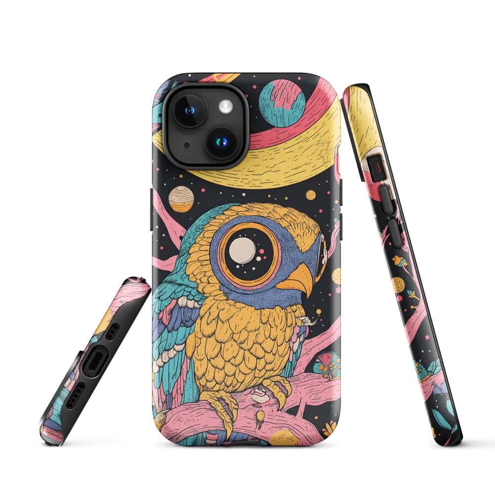 Whimsical Cosmic Owl | Phone Case |  15 | Tough Case | Glossy