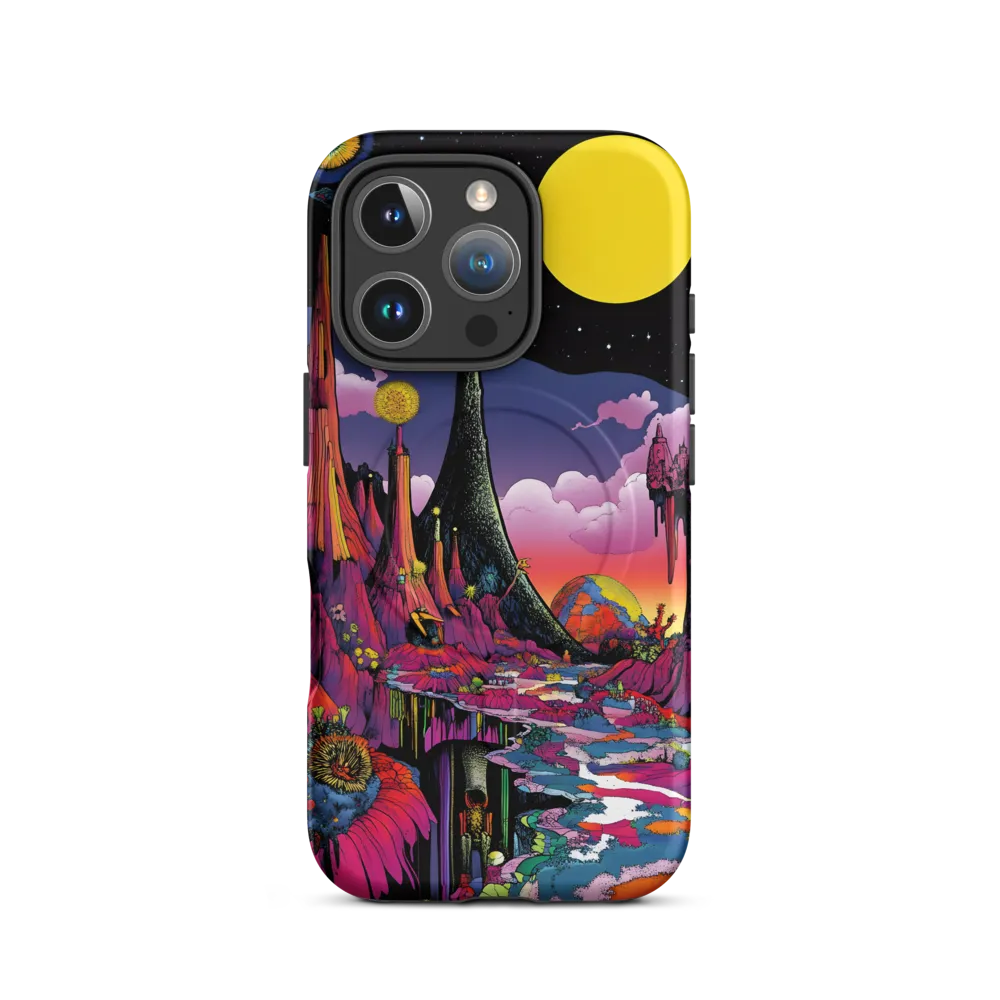 Celestial Dreams: A Journey Through an Alien Landscape | Phone Case |  16 Pro | MagSafe® Tough Case | Matte