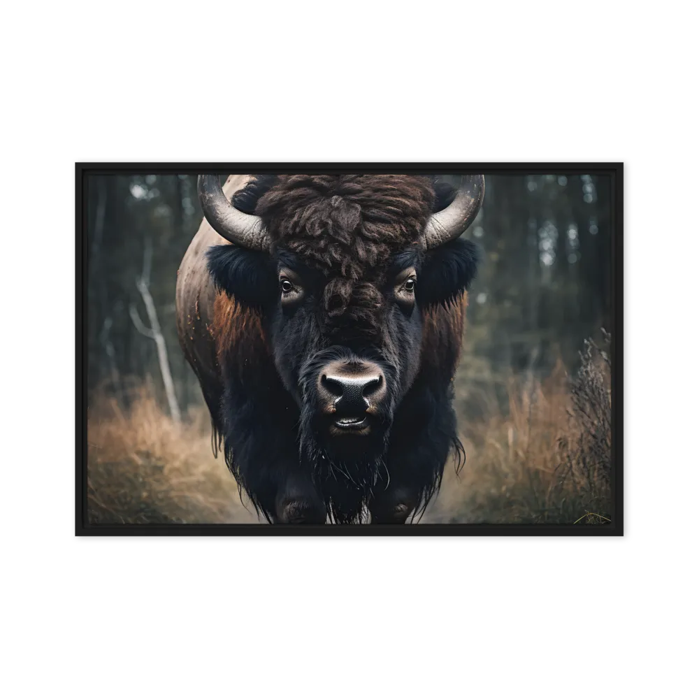 Majesty in the Wilderness | Canvas with Black Frame | 24″×36″