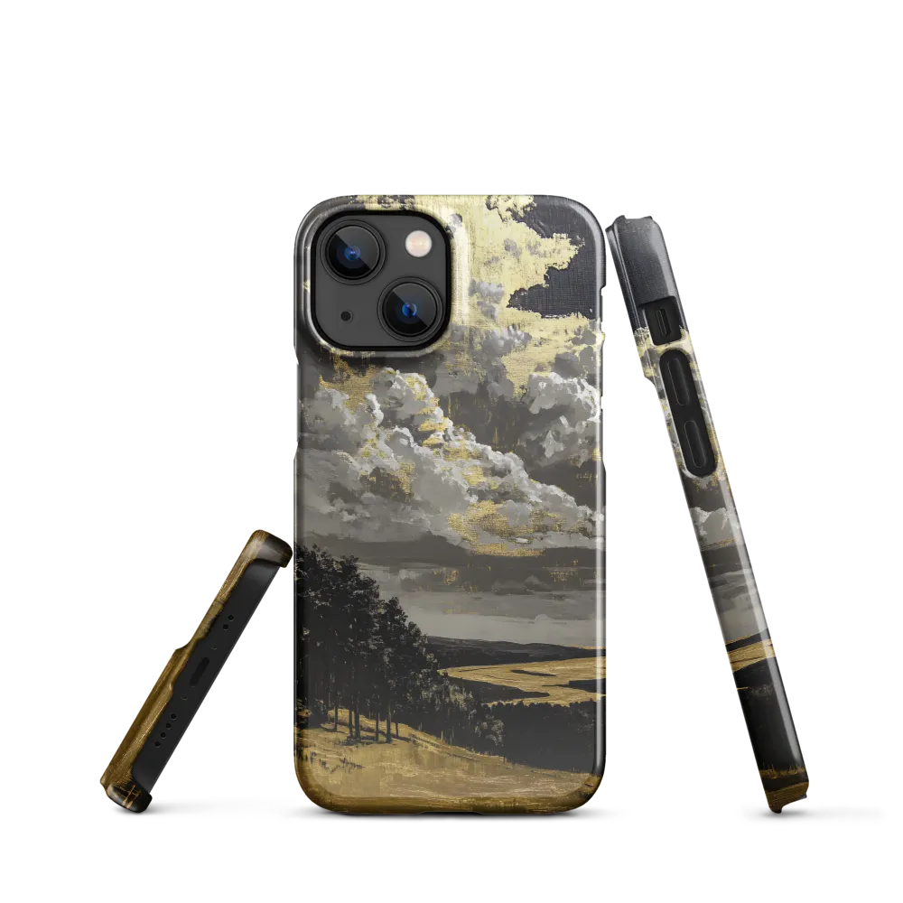 Golden Serenity in a Dramatic Sky | Phone Case |  13 Mini | Snap Case | Glossy