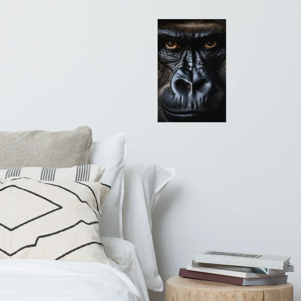 Gaze of the Wild: A Gorilla's Portrait | Poster | 12″×18″