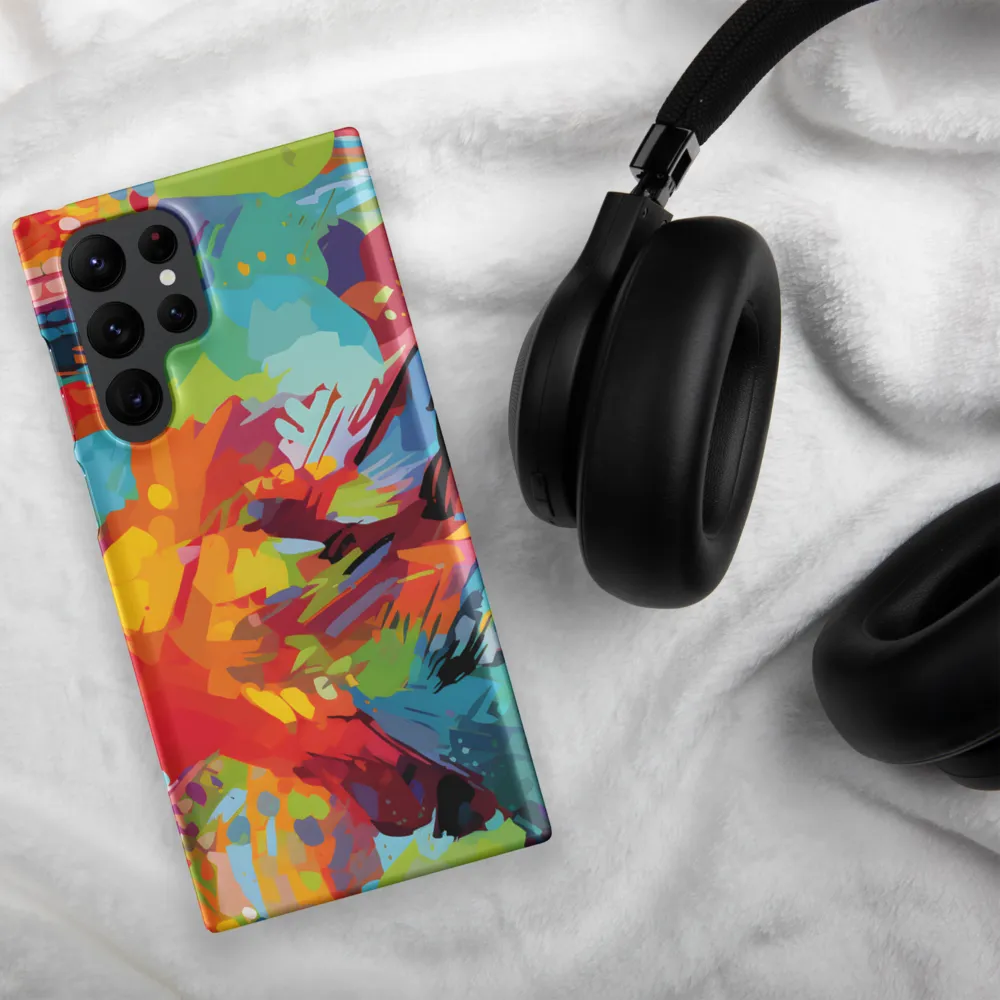 Colorful Lizard: An Abstract Adventure | Phone Case |  S22 Ultra | Snap Case | Matte