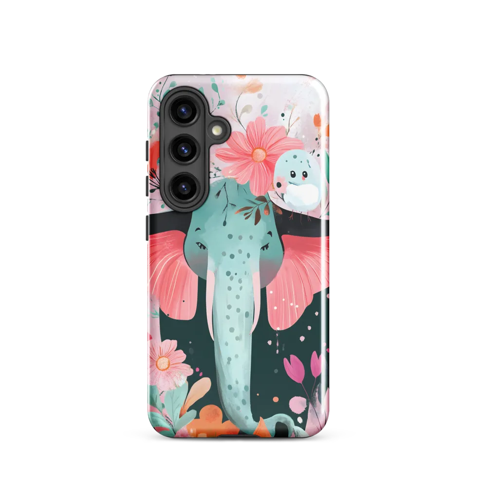 Whimsical Elephant in Bloom