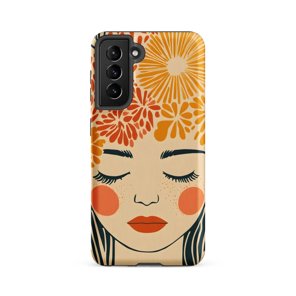 Serenity in Bloom | Phone Case |  S21 FE | Tough Case | Matte