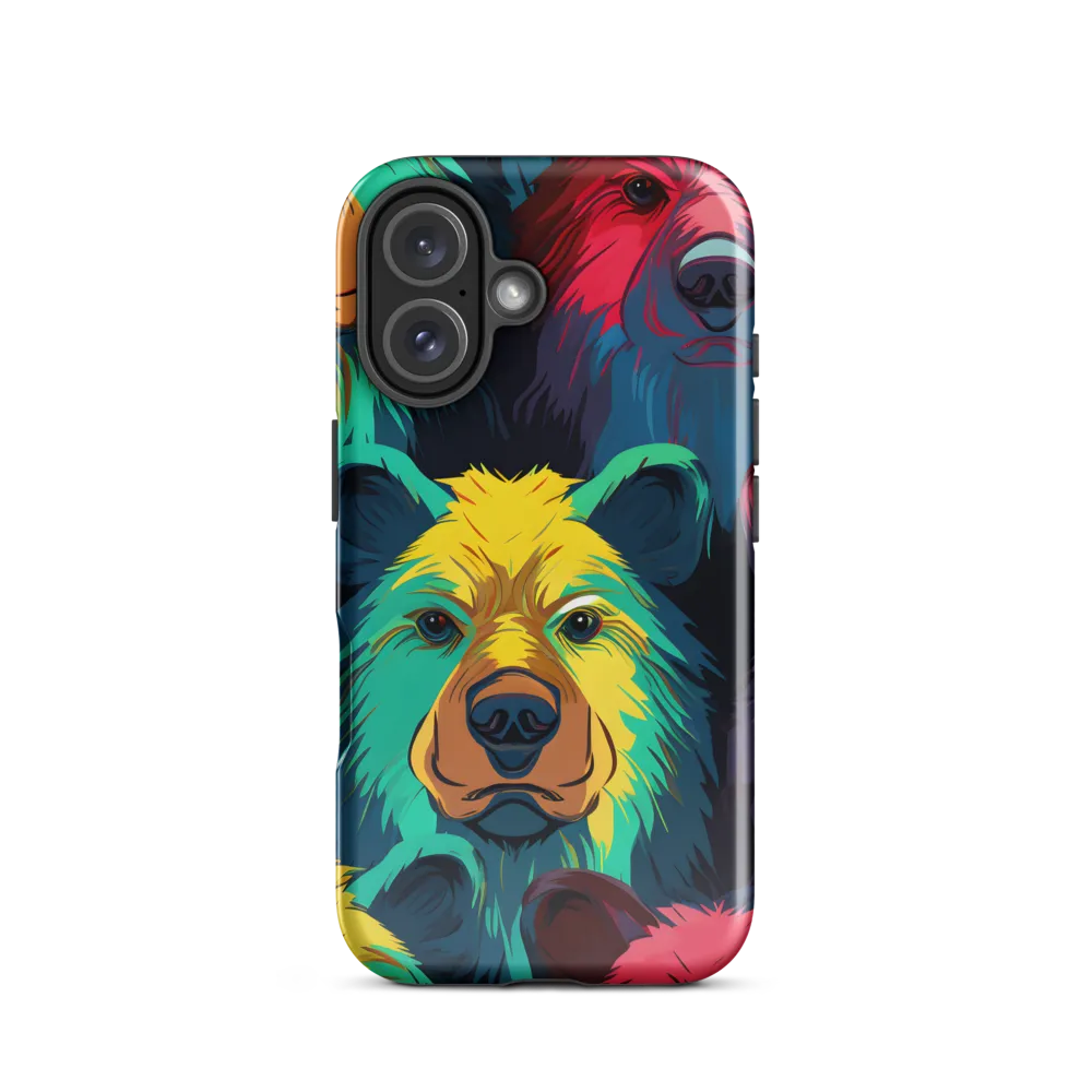 The Colorful Essence of Bears | Phone Case |  16 | Tough Case | Glossy