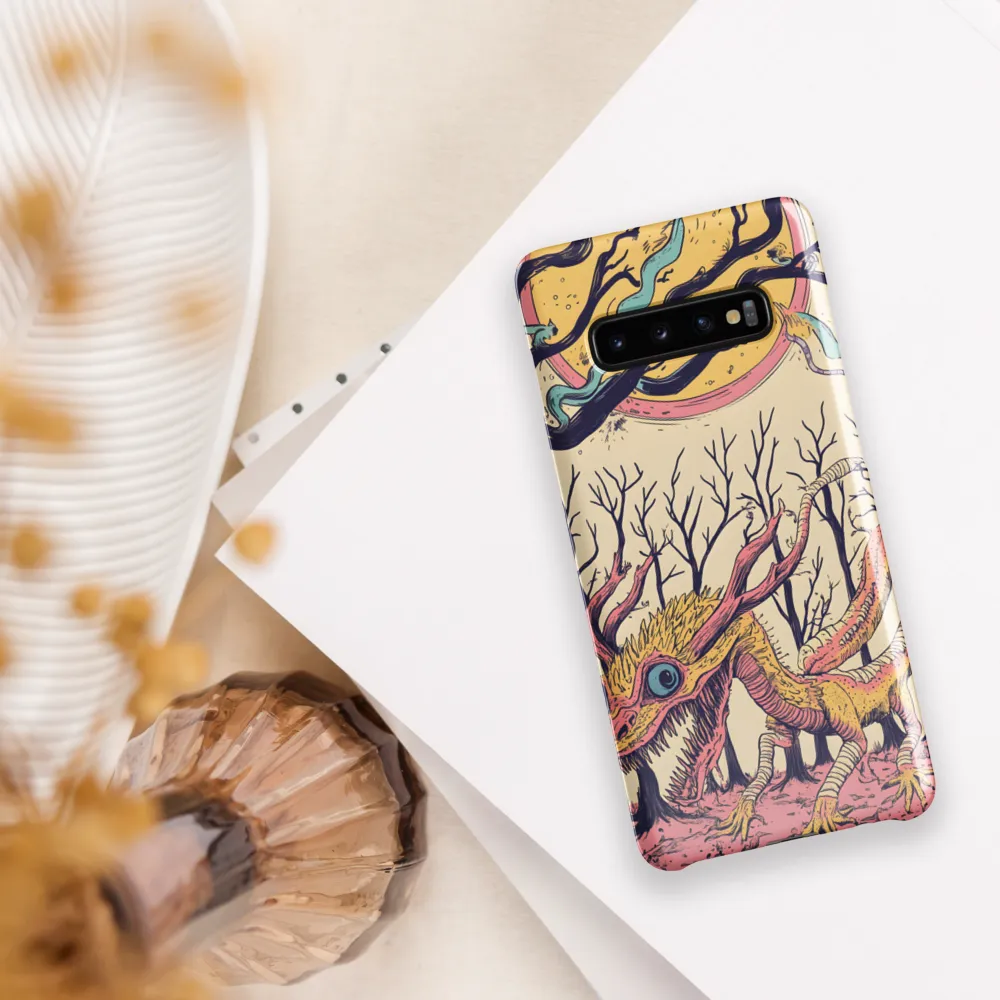 The Enigmatic Dragon of the Desolate Forest | Phone Case |  S10 Plus | Snap Case | Glossy