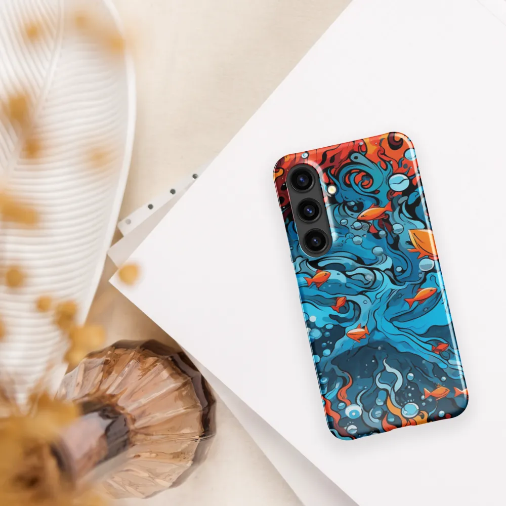 Fluid Harmony: Ocean and Flames