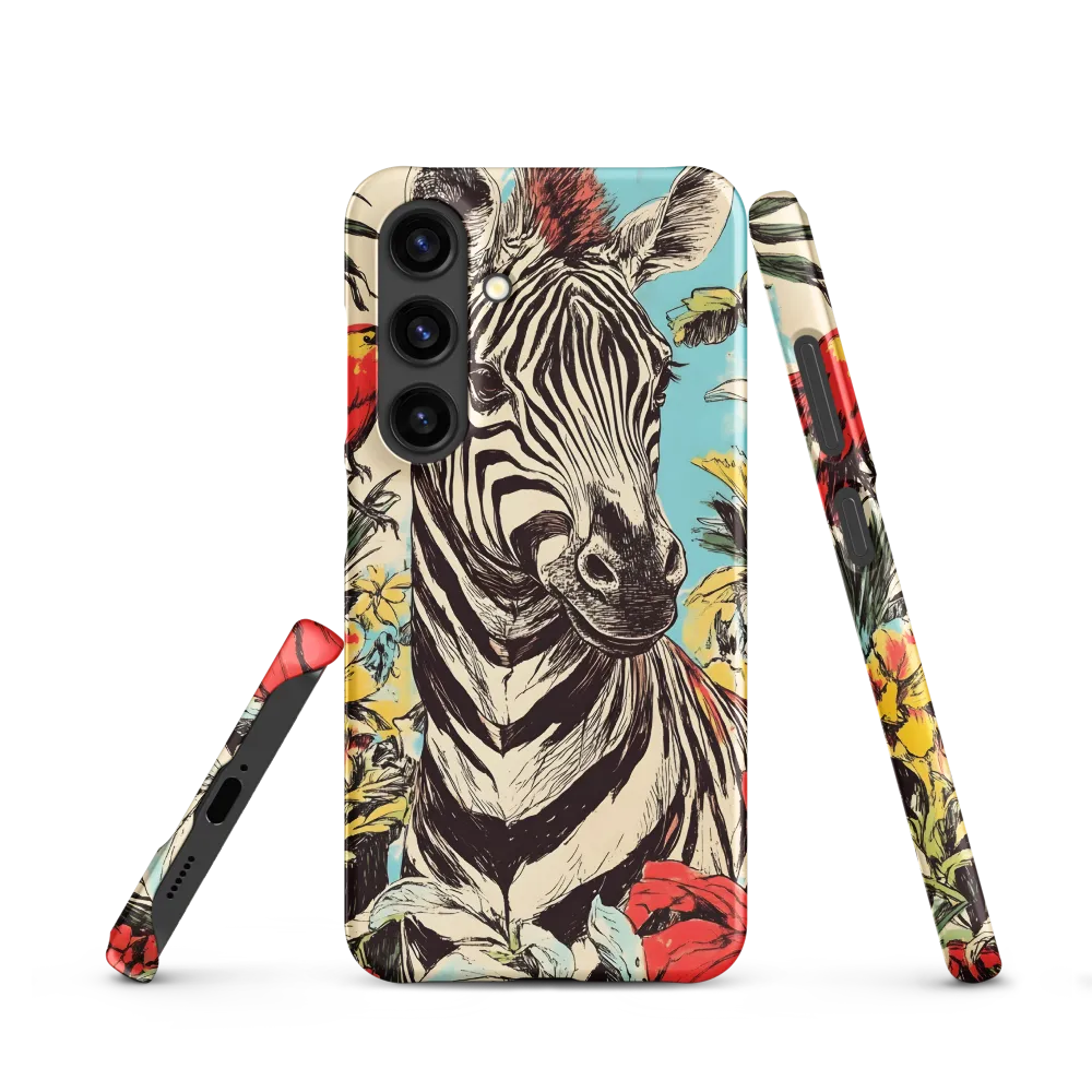 Zebra in Tropical Reverie