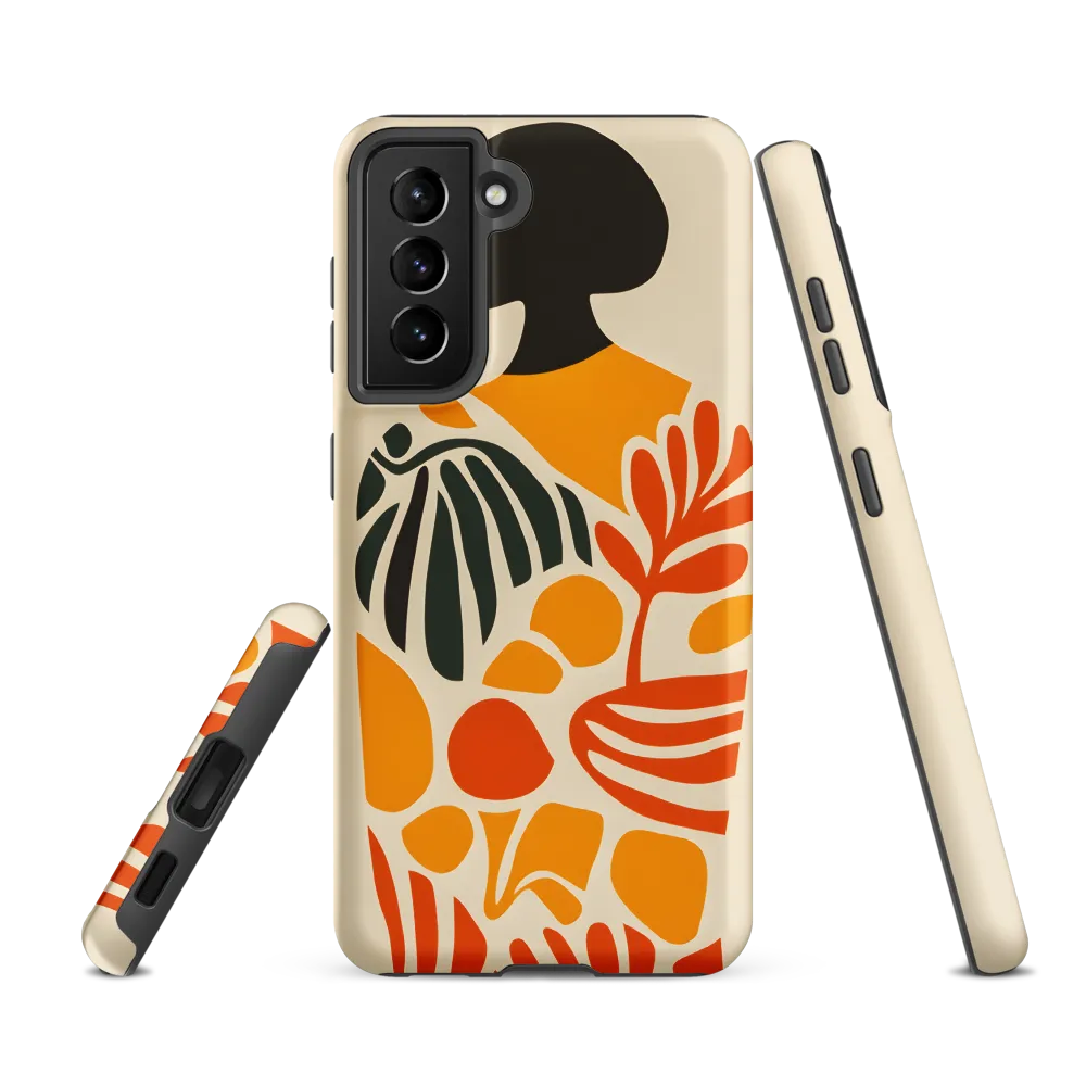 Silhouette with Botanical Cutouts