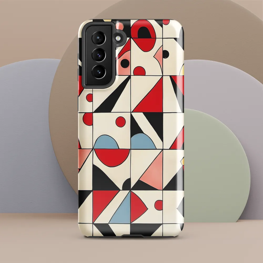 Dynamic Geometric Harmony | Phone Case |  S21 Plus | Tough Case | Glossy