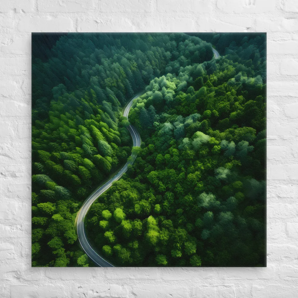 Serpentine Serenity | Canvas | 37″×37″