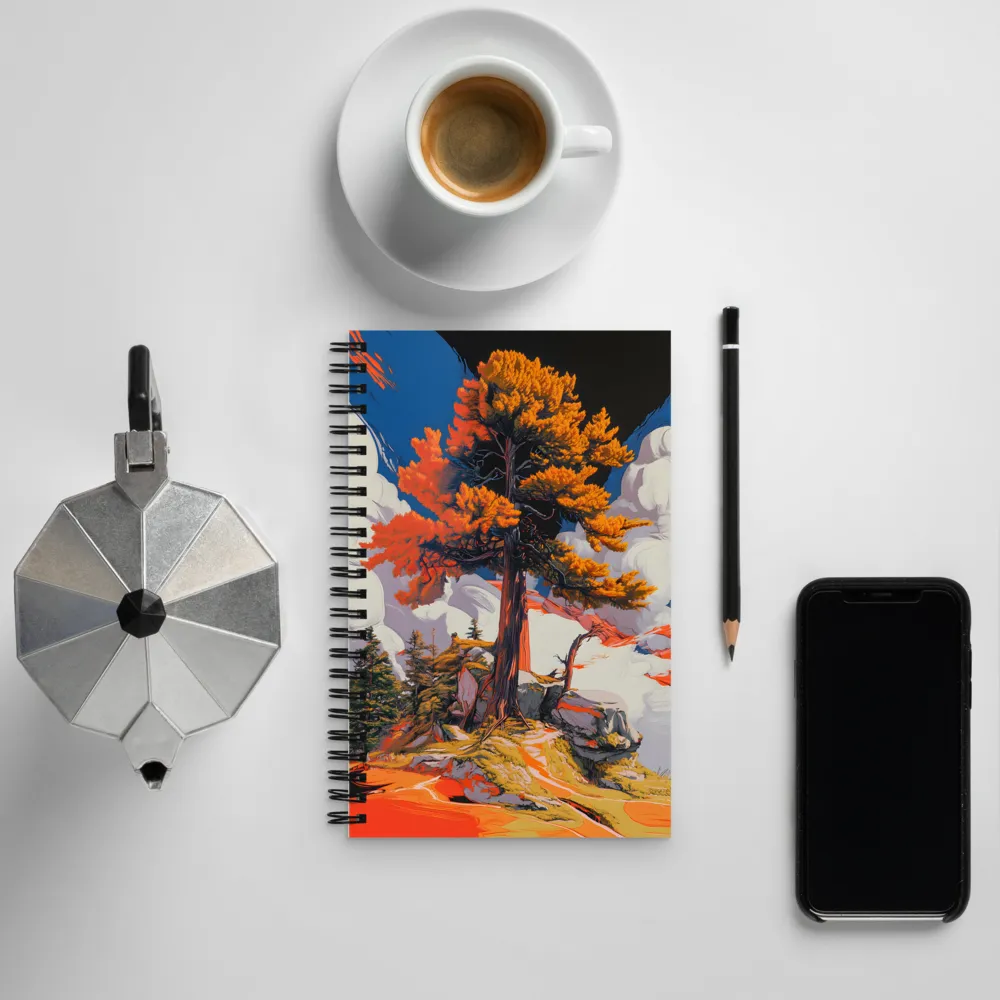 Embers of Autumn | Spiral Notebook