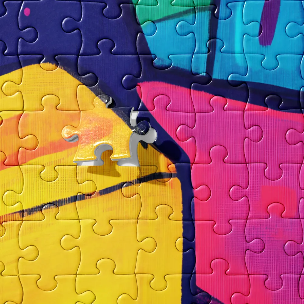 Vibrant Shapes of Joy | Jigsaw Puzzle | 520 pieces