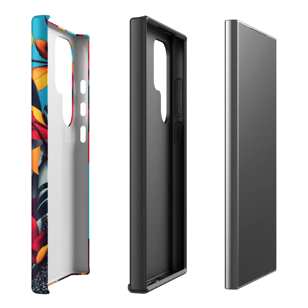 Futuristic Fusion: Nature Meets Technology | Phone Case |  S24 Ultra | Tough Case | Matte