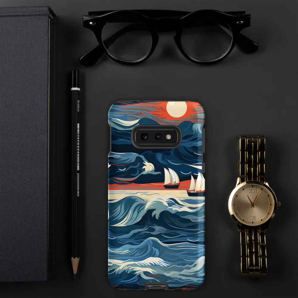 Ocean Whispers: A Voyage at Dusk