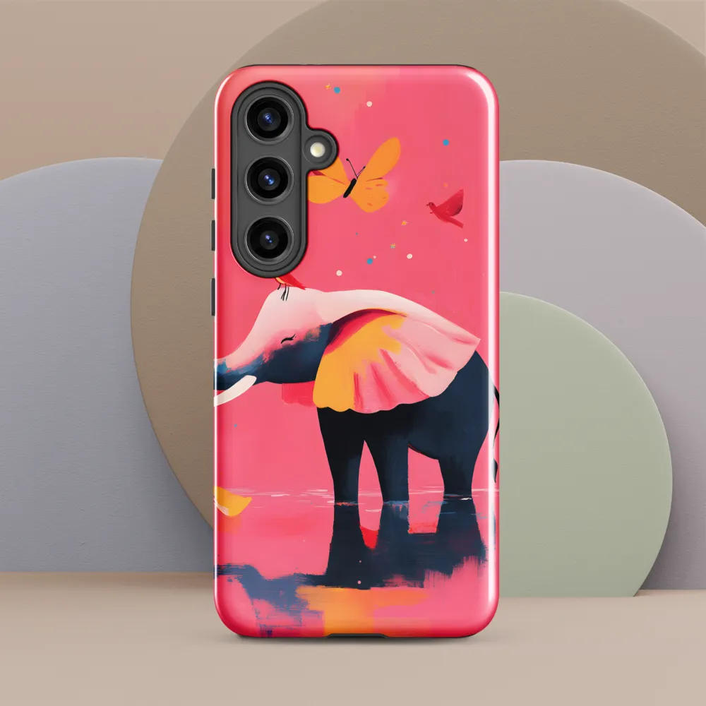Whimsical Serenity: The Playful Elephant