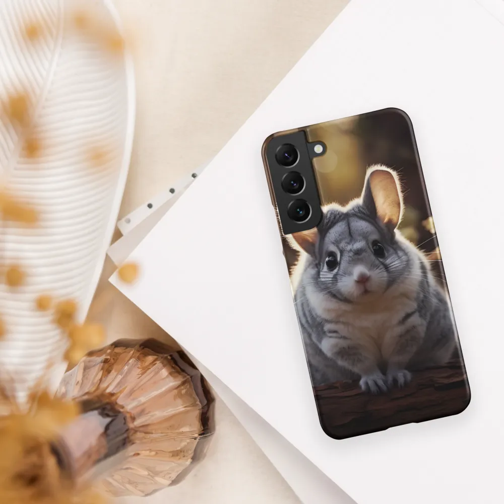 Curious Chinchilla in the Forest