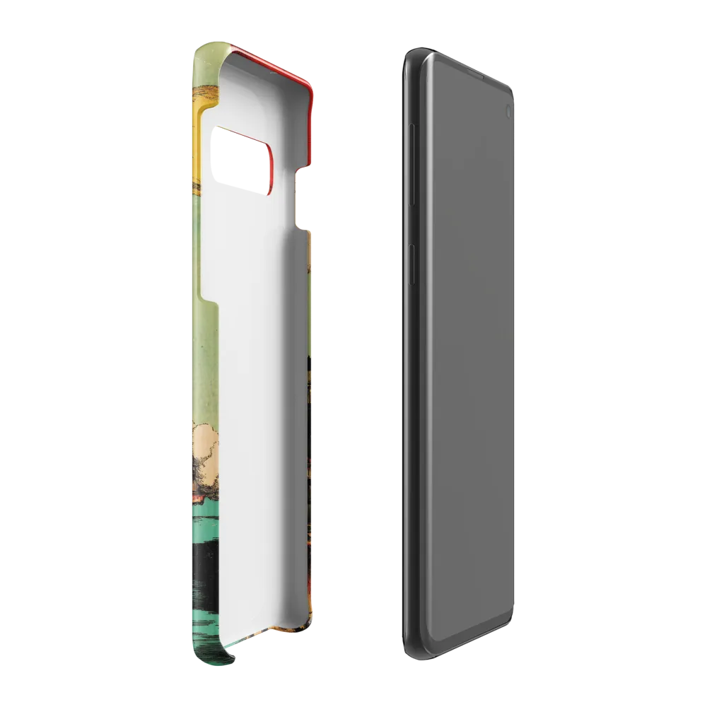 Edge of Fantasy: A Surreal Cityscape | Phone Case |  S10 Plus | Snap Case | Glossy