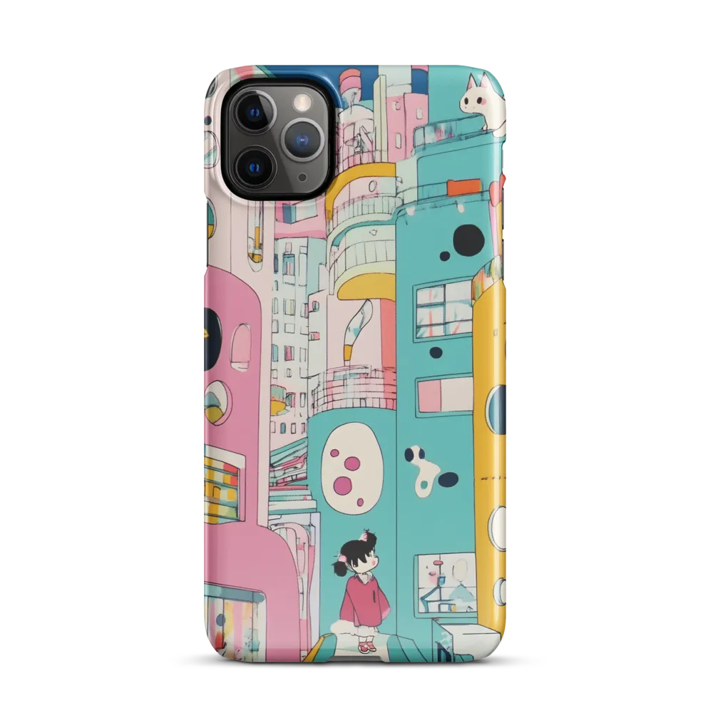 Whimsical Cityscape Dreams | Phone Case |  11 Pro Max | Snap Case | Glossy