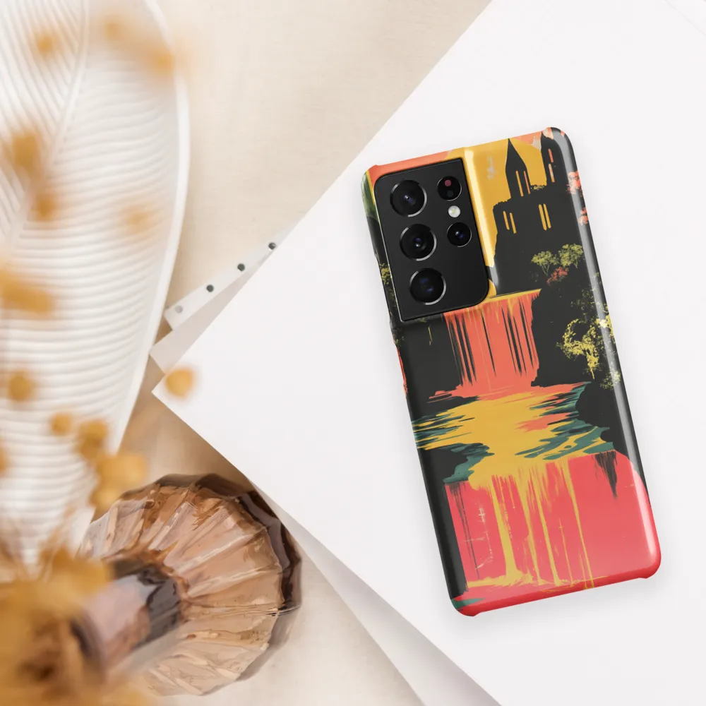 Elysian Echoes: A Surreal Reflections | Phone Case |  S21 Ultra | Snap Case | Glossy
