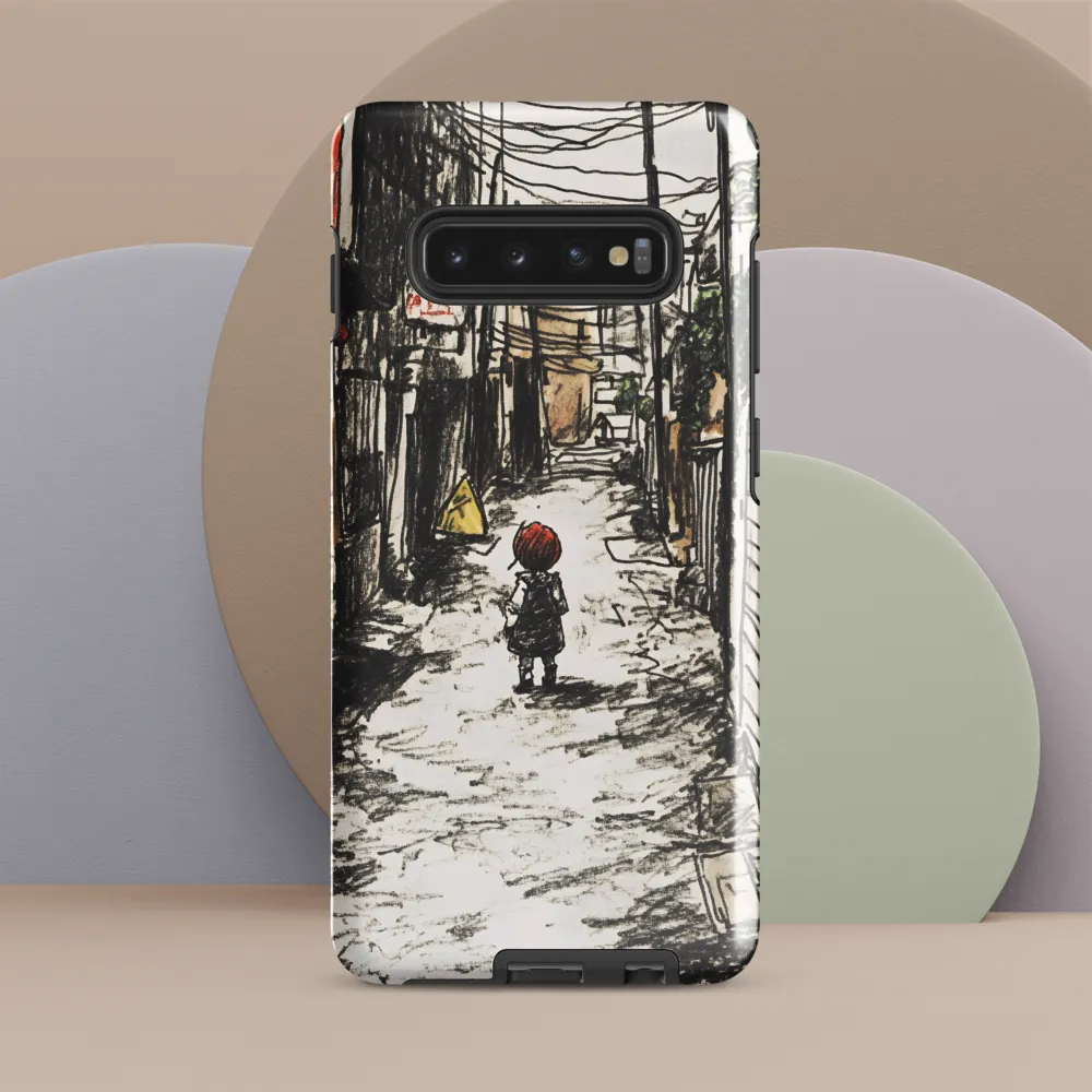 Into the Alleyway: A Journey of Nostalgia | Phone Case |  S10 Plus | Tough Case | Glossy