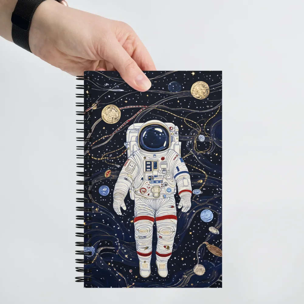 Beyond the Stars: An Astronaut's Journey | Spiral Notebook