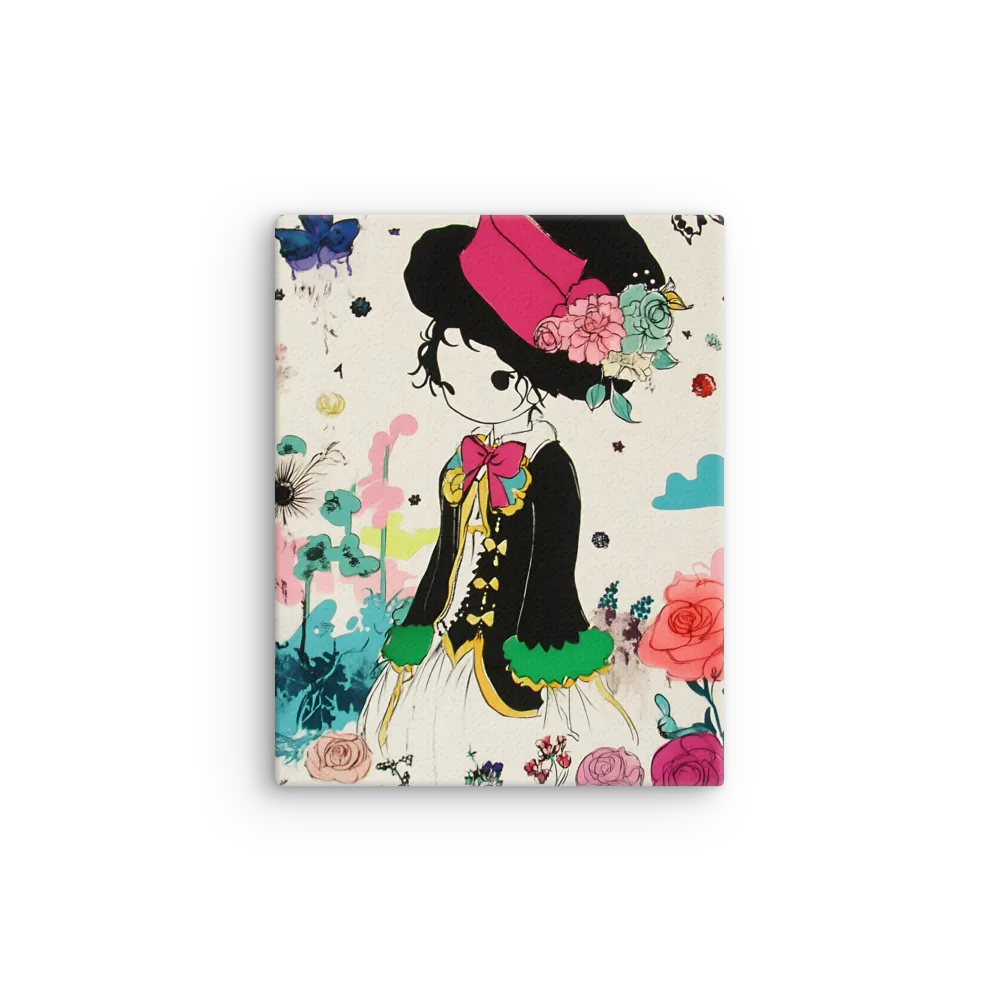 Whimsical Garden Reverie | Thin Canvas | 11″×14″