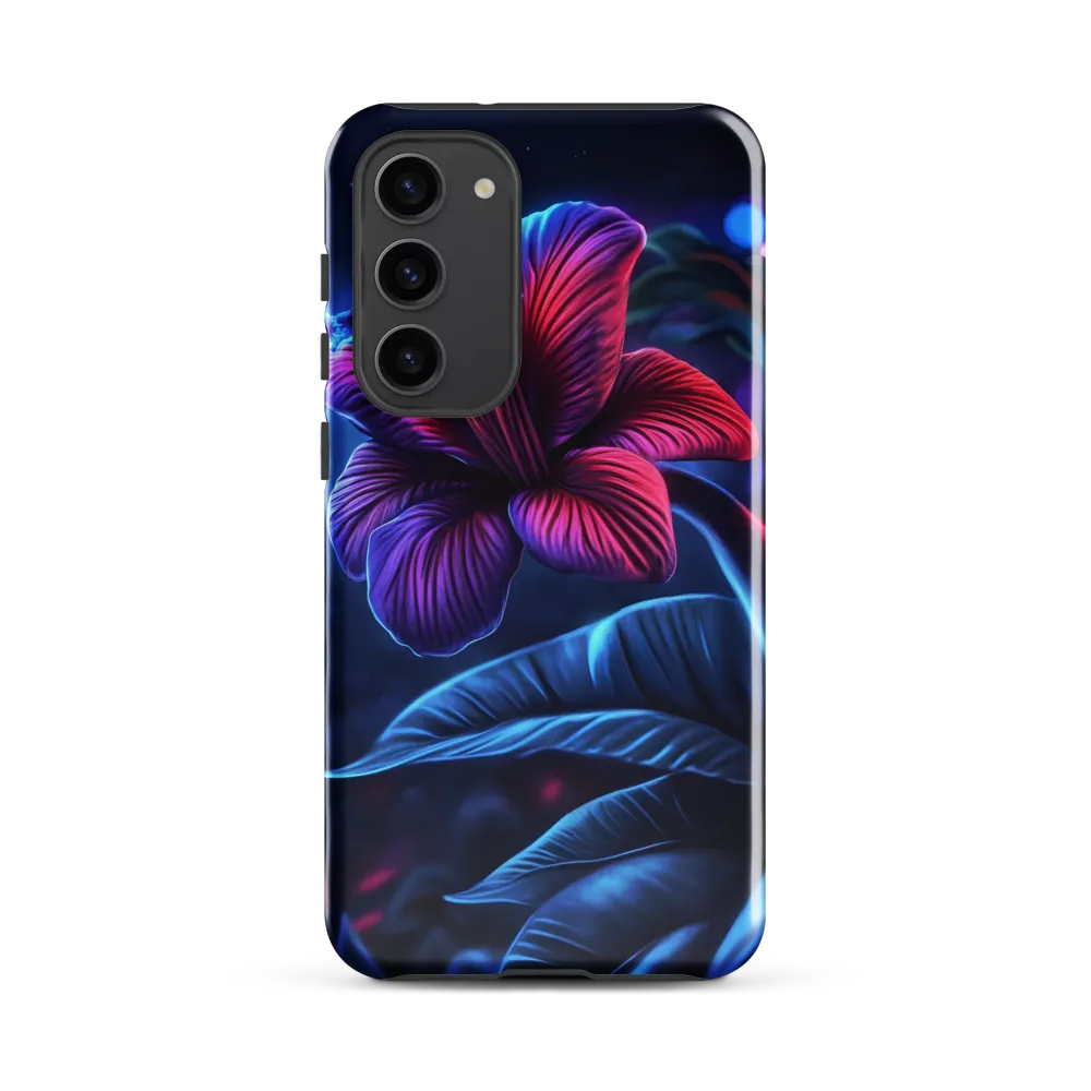 Illuminated Serenity: The Surreal Blossom