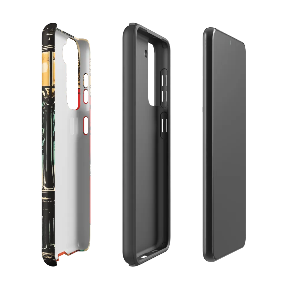 Winter Glamour in Red | Phone Case |  S21 | Tough Case | Matte
