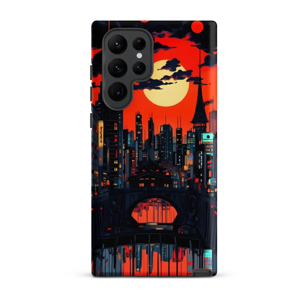 Nightfall in a Neon City