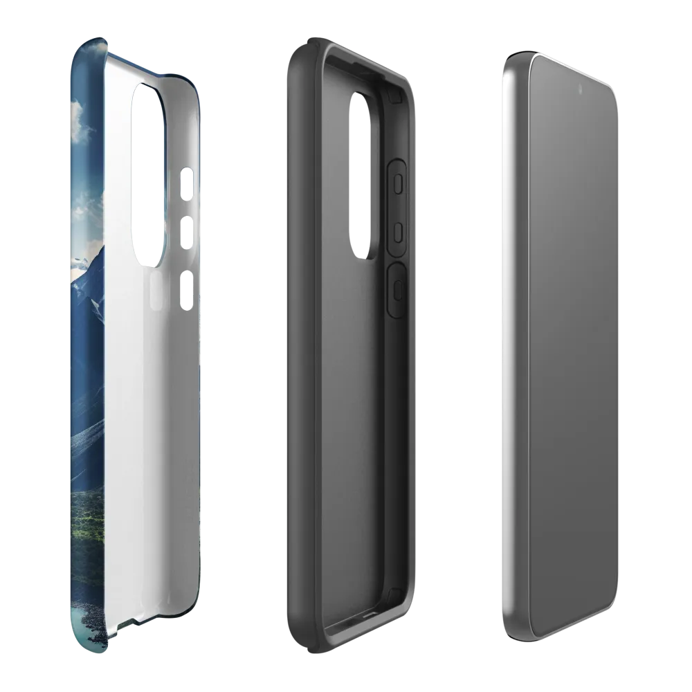 Majestic Serenity: A Landscape of Mountains and Rivers | Phone Case |  S23 Plus | Tough Case | Matte