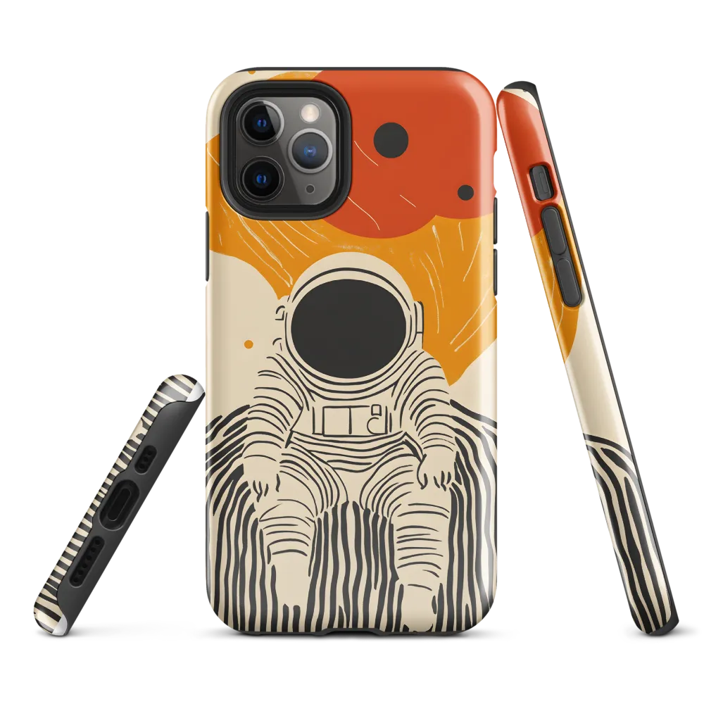 Astronaut in Cosmic Thoughts | Phone Case |  11 Pro | Tough Case | Glossy