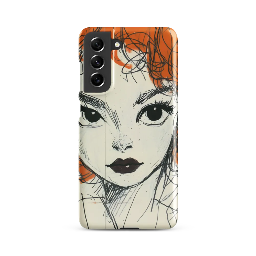 The Bold Gaze | Phone Case |  S21 FE | Snap Case | Glossy