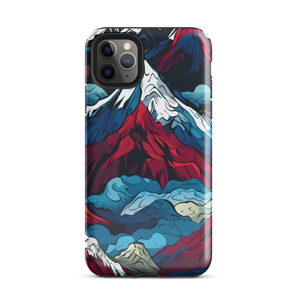 Mountain Majesty: An Abstract Voyage | Phone Case |  11 Pro Max | Tough Case | Glossy