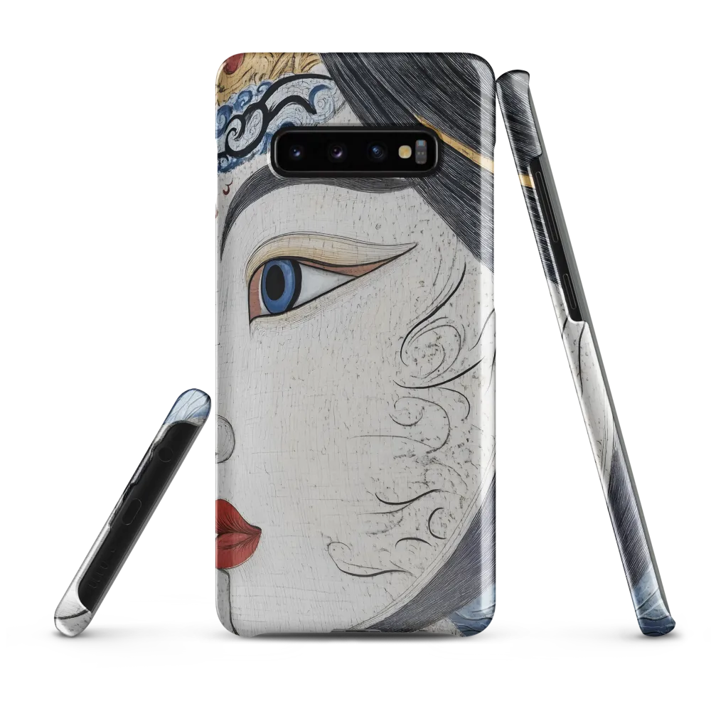 Timeless Serenity: An Ethereal Portrait | Phone Case |  S10 Plus | Snap Case | Glossy