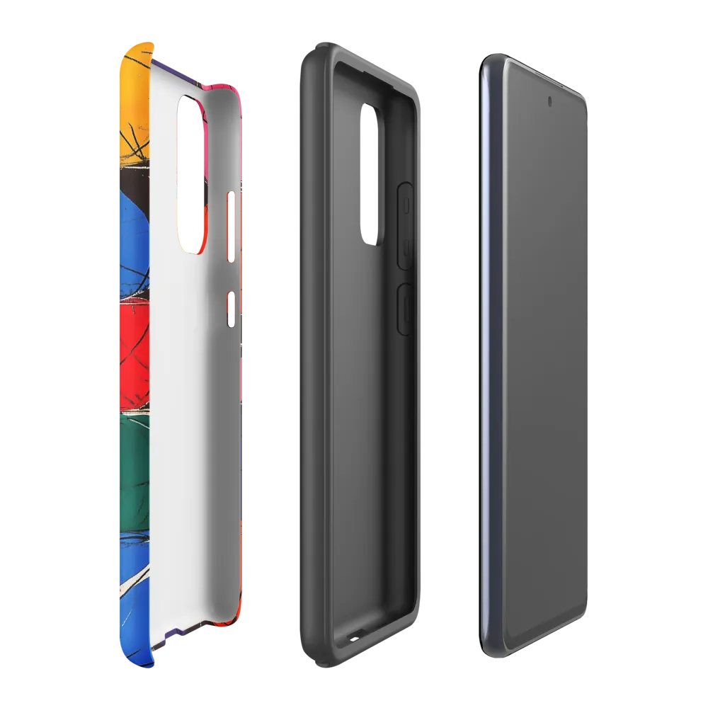 Colorful Circles in Abstract Harmony | Phone Case |  S20 FE | Tough Case | Matte