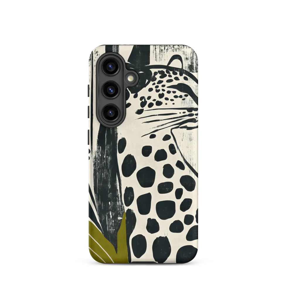 Leopard in Silhouette: A Modern Appeal | Phone Case |  S24 | Tough Case | Matte