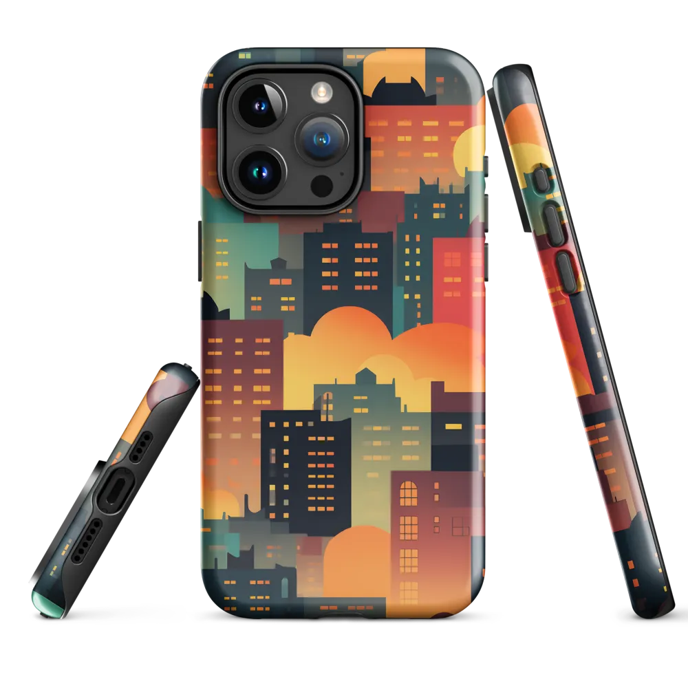 Twilight in the Concrete Jungle | Phone Case |  15 Pro Max | Tough Case | Glossy