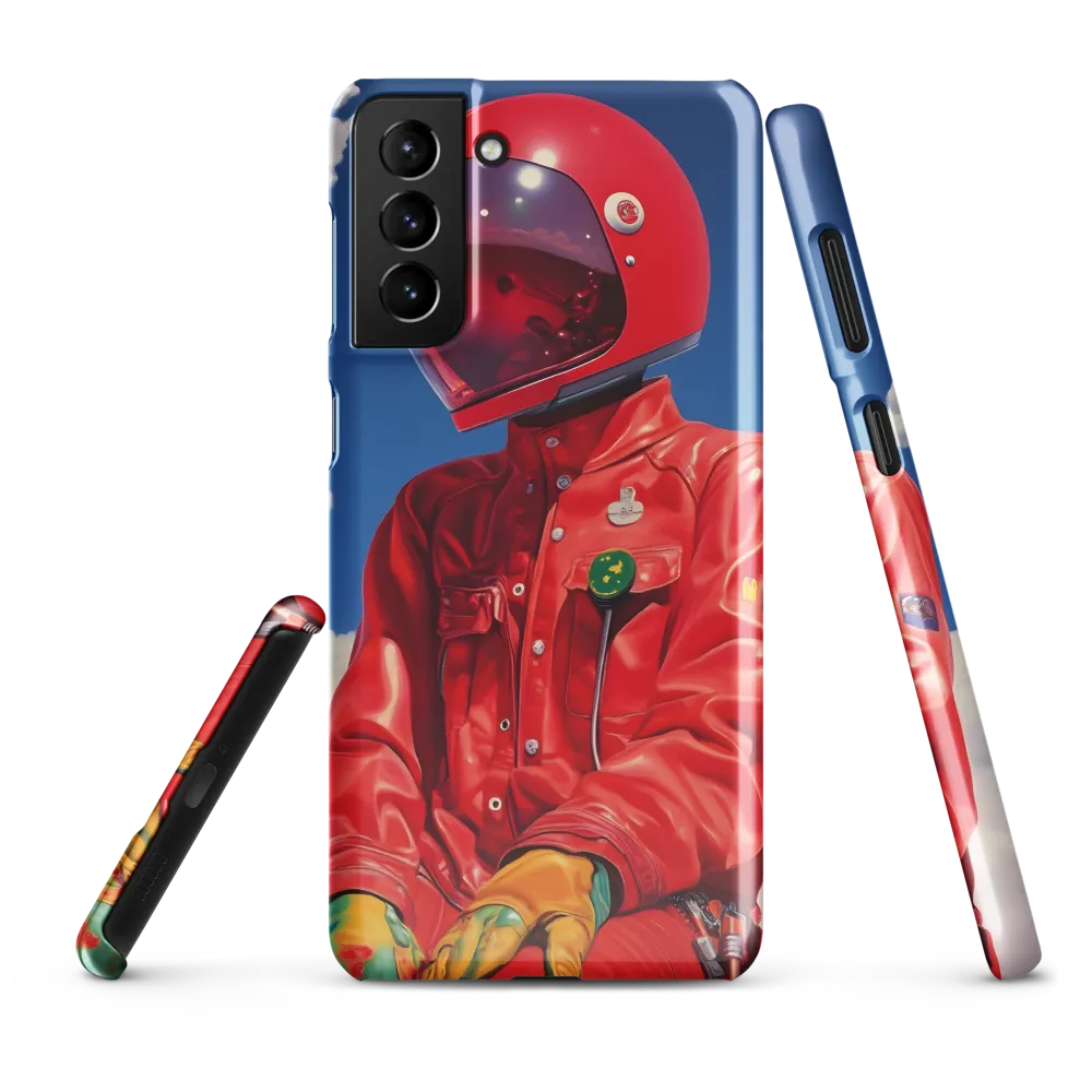 Astronaut in Crimson